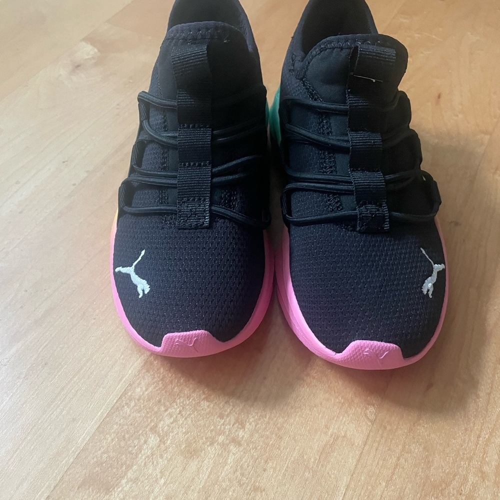 Puma One4All Fade black/fast pink/mint